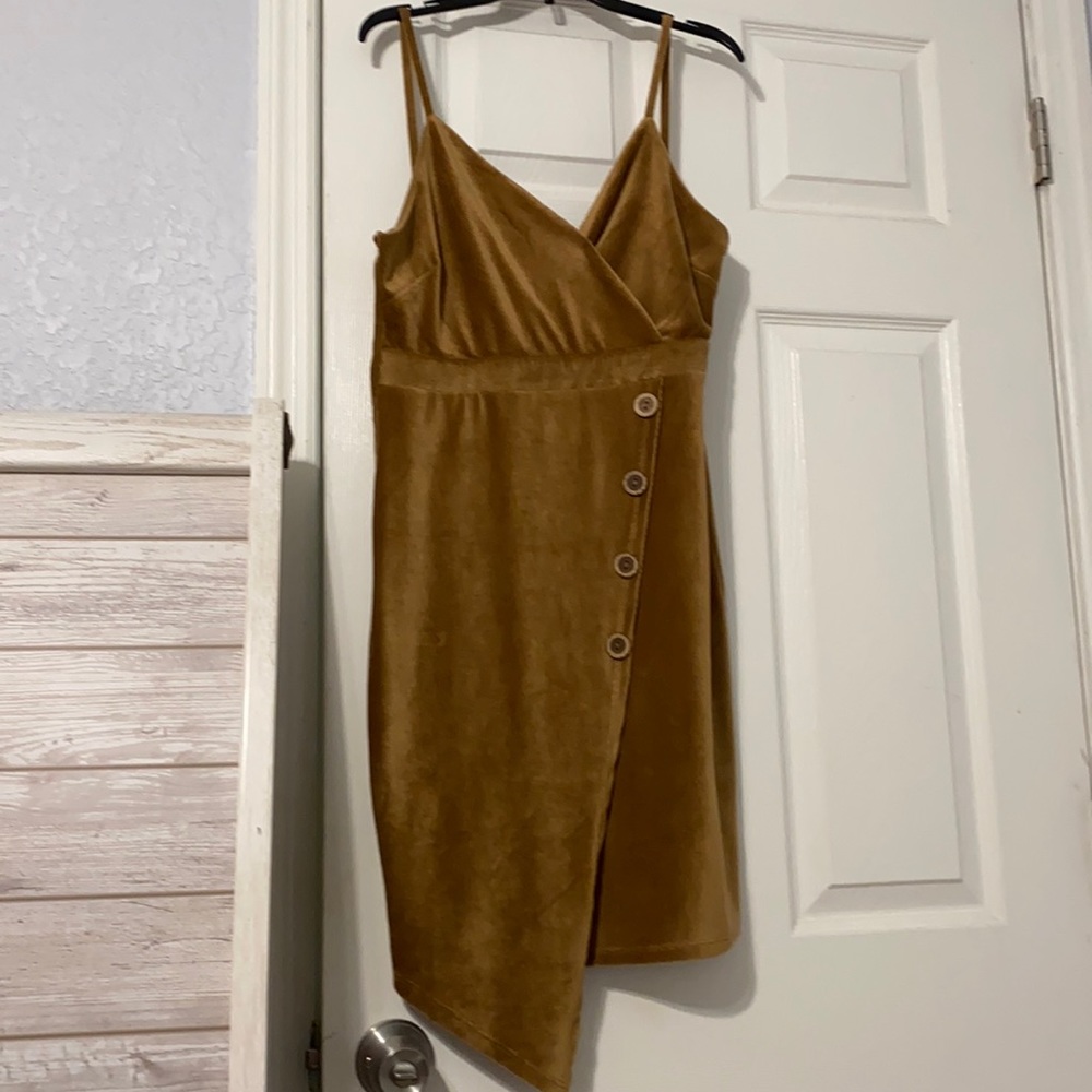 Brown casual dress